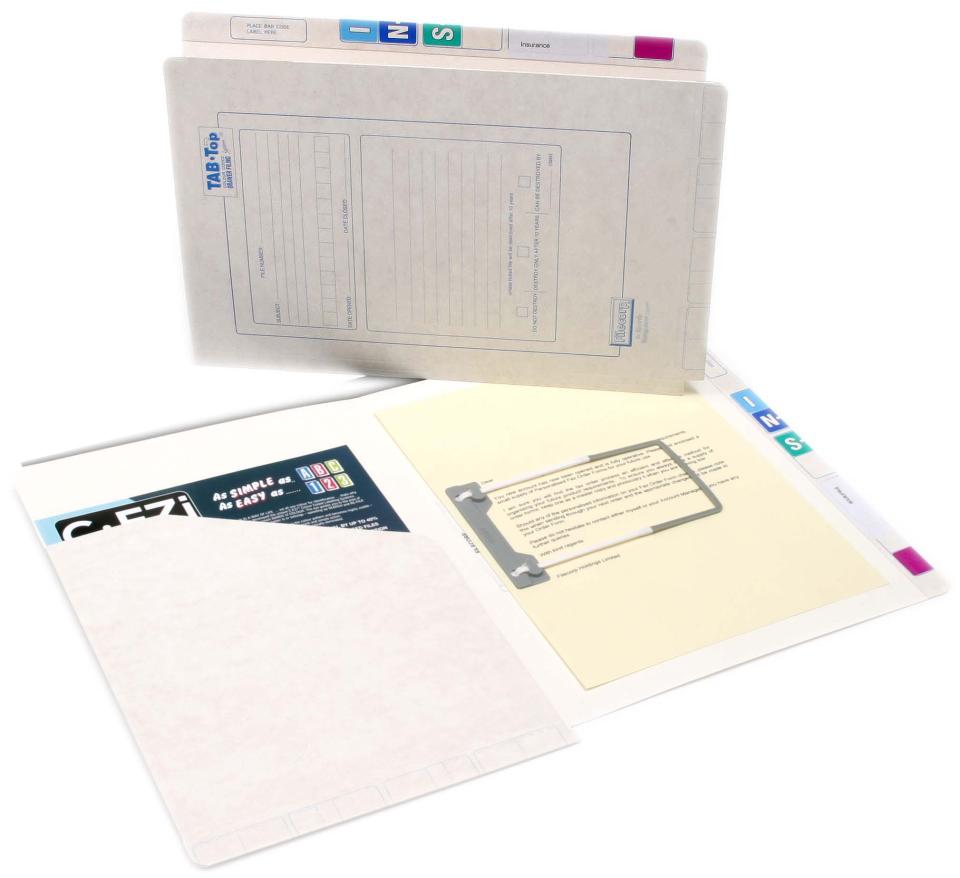 Filecorp Lateral File Expansion Tab Top Pocket 2502 15mm