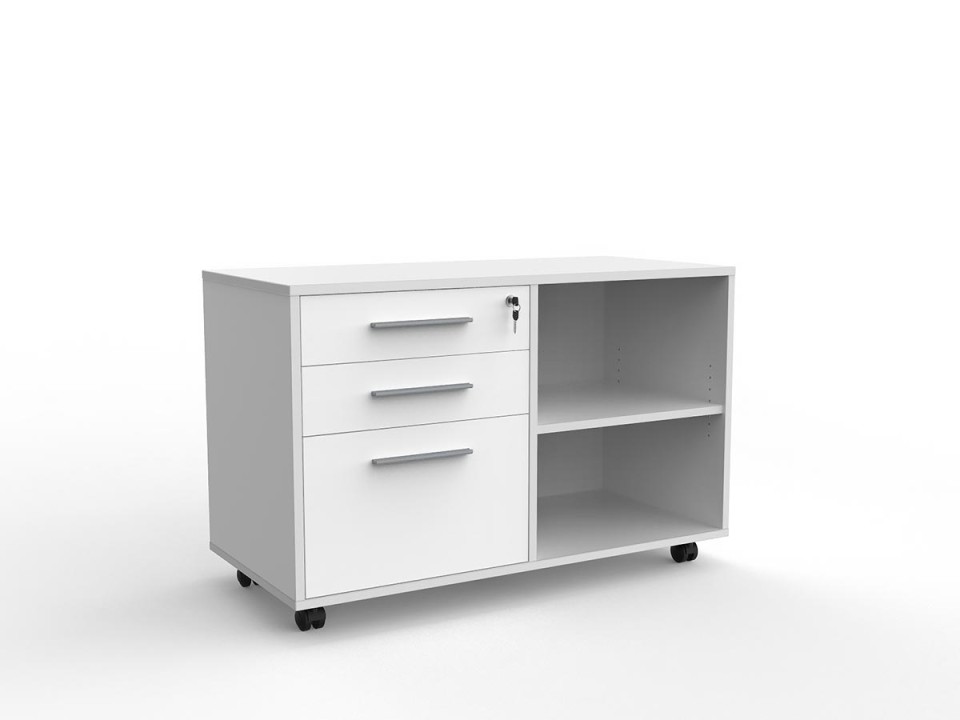 Cubit Caddy Left or Right Hand Drawer 993Wx460Dmm White