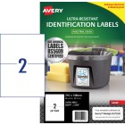 Avery L7916 Ultra Resistant Laser Labels 210x148  2up 10/pk image