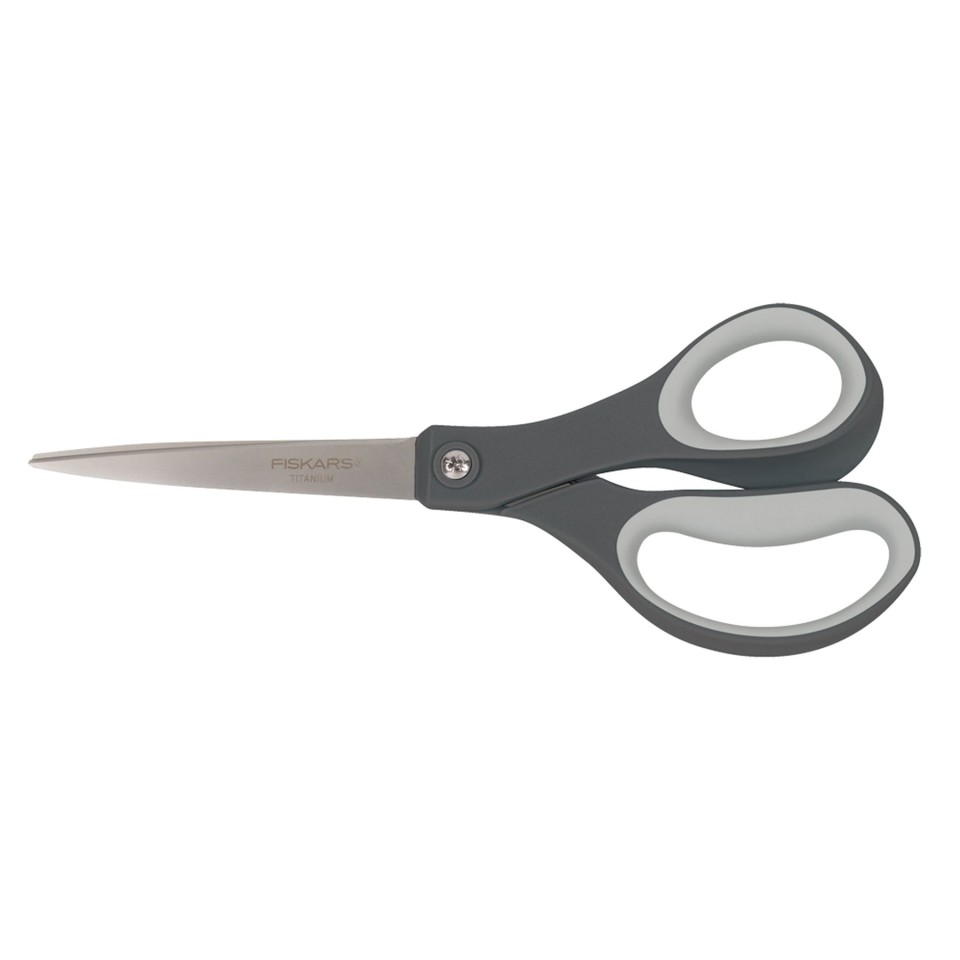 Fiskars Scissors Everyday Titanium Soft Grip 8 Inch