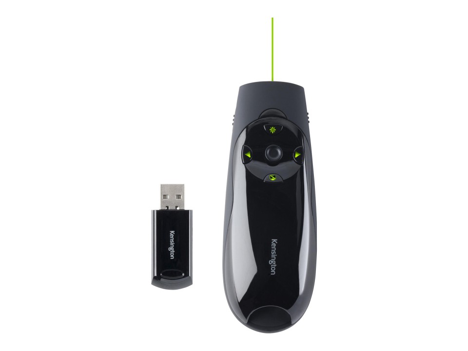 Kensington Expert Wireless Presenter Green Laser
