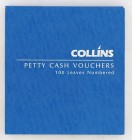 Collins Petty Cash Voucher Pad 80x85mm 100 Leaf image