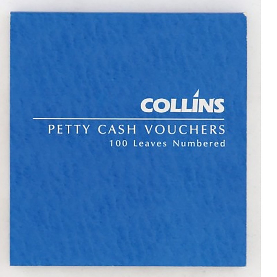Collins Petty Cash Voucher Pad 80x85mm 100 Leaf