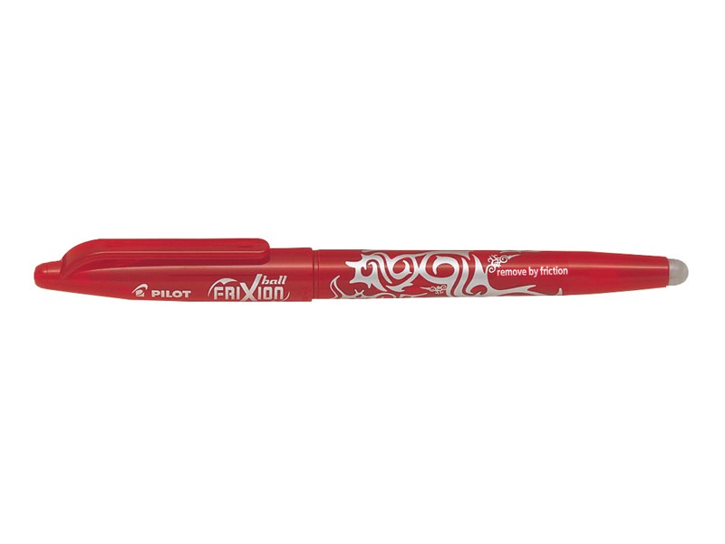 Pilot Frixion Ball Gel Ink Pen Erasable Capped 0.7mm Red
