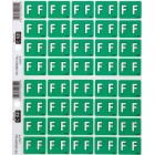 Filecorp C-Ezi Lateral File Labels Alpha Letter F 24mm Sheet 40 image