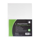 OSC L Shaped Pockets Heavy Duty A3 Clear Pack 6 image