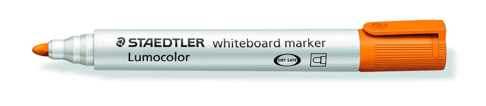 Staedtler 351 Lumocolor Whiteboard Marker Bullet Tip 2.0mm Orange