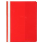 Marbig Flat File Deluxe A4 Clear Front Red image