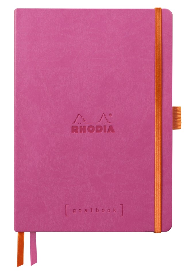 Rhodiarama Goal Book Dotted A5 240 Pages Fuschia
