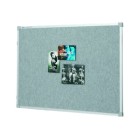 Quartet Penrite Pinboard Aluminium Frame 900 x 1200mm Fabric Grey image