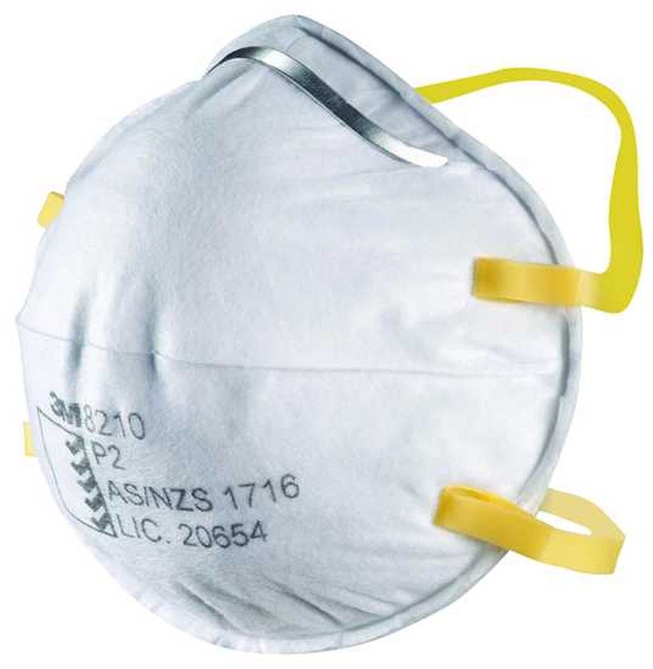 3M 8210 Disposable P2 & N95 Respirator Mask Box 20