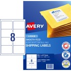 Avery Shipping Labels with Smooth Feed for Laser Printers 99.1 x 67.7mm 2000 Labels (959094 / L7165) image