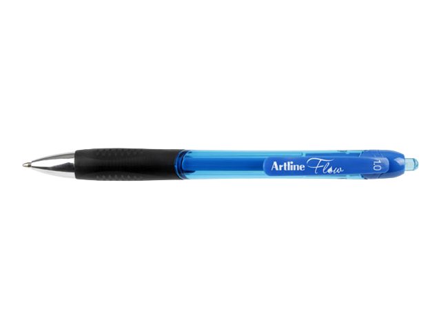 Artline Flow Gel Ink Pen Retractable Medium 1.0mm Blue