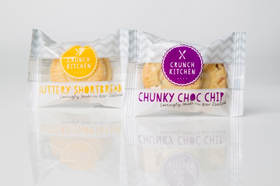 Crunch Kitchen Biscuits Chocolate Chip & Short Bread Box 100