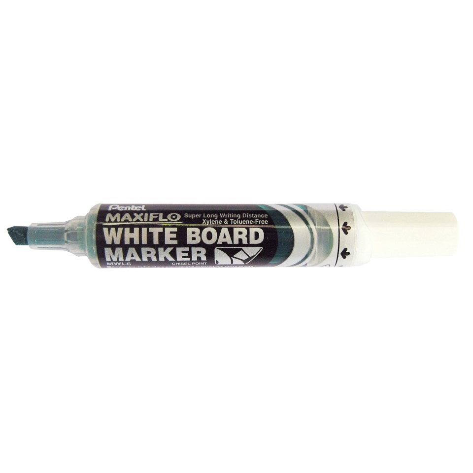 Pentel Maxiflo Whiteboard Marker Chisel Tip Green