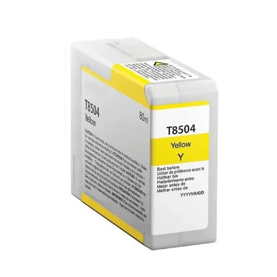 Epson UltraChrome HD Inkjet Ink Cartridge T8504 Yellow