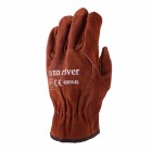 Lynn River Ultra Suede Winter Gloves Brown Pair Large image