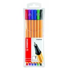 Stabilo Point 88 Fineliner Pen 0.4mm Assorted Colours Set 6 image