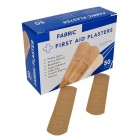 First Aid Plasters Fabric Skin Colour 72mm X 19mm Box Of 50 image