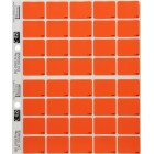 Filecorp C-Ezi Lateral File Labels Colour Flash 24mm Orange Sheet 40 image