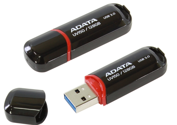 ADATA DashDrive Flash Drive USB 3.0 128GB Black