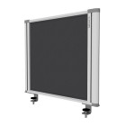 Desk Partition 560Wx450Hmm Charcoal Grey Fabric image