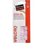 Velcro Brand Hook And Loop Mini Dots 16mm White Pack 15 image