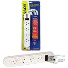 Jackson 4 Outlet Protected Power Board with 1.8M Cord image