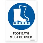 Sign - Foot Bath Must Be Used 230 X 300 Each image