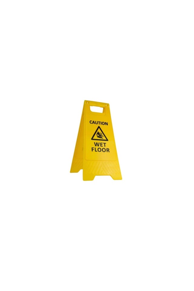 Safety Sign Wet Floor A-Frame 600x290mm Yellow