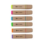 NXP Recycled Highlighters Assorted Colours Pack 6 image