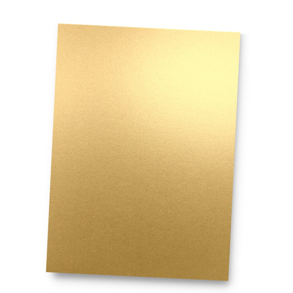 Metallic Board 285gsm Gold A4 Pack 50
