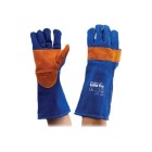 Pro Choice Blue Heeler Kevlar Stitched Welding Glove Blue/Gold image