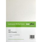 Icon Binding Covers A4 250gsm White Pack 100 image