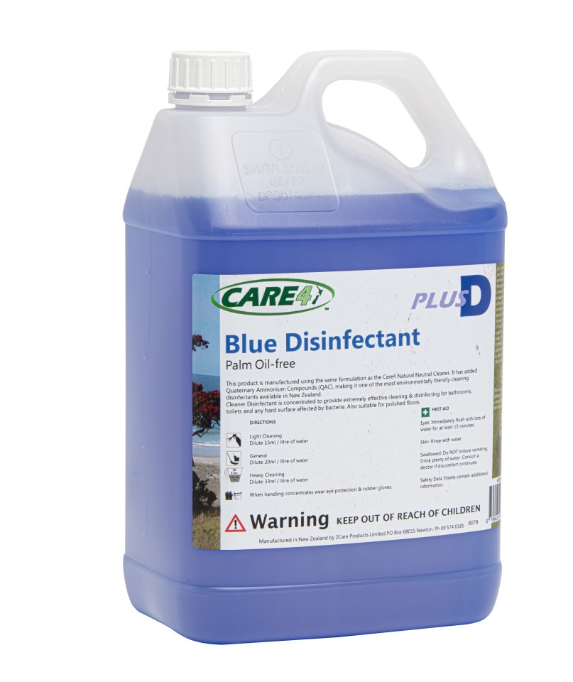 Care4 Plus D Disinfectant 5L Blue
