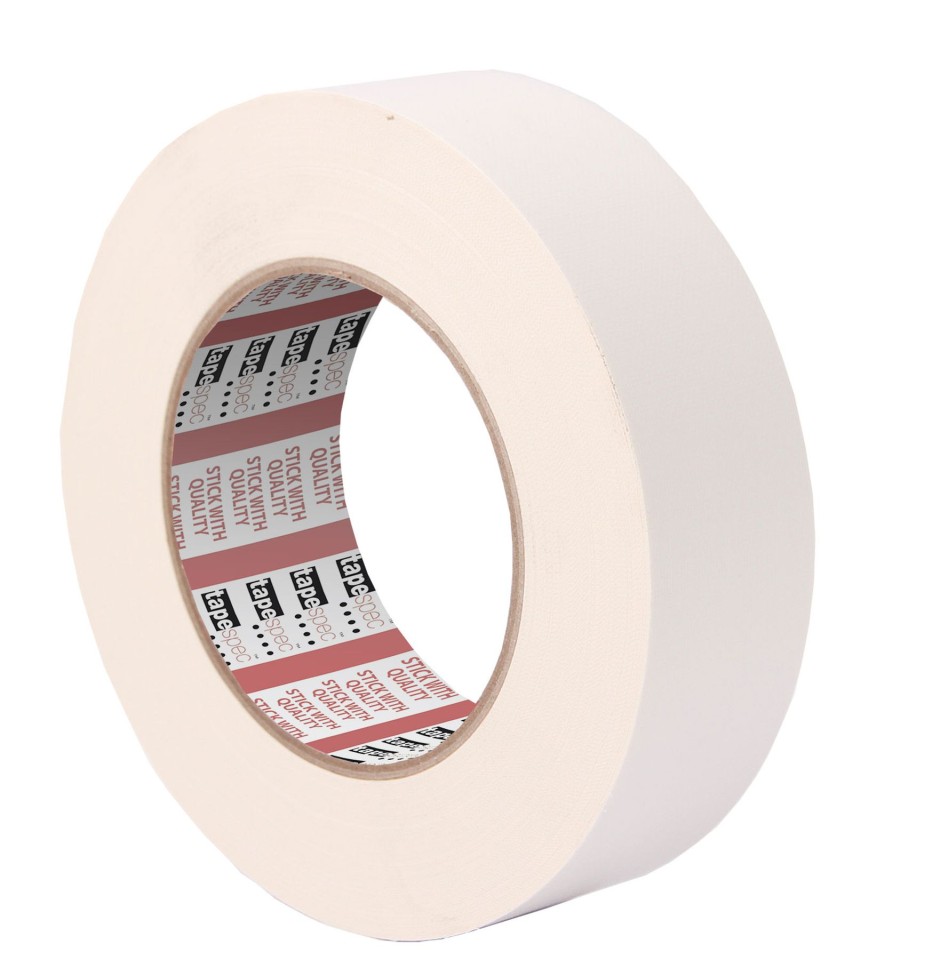 Tapespec 0116 Premium Cloth Tape White 72mmx30m Roll