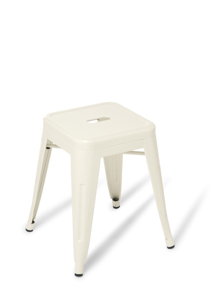 Industry Stool Low White