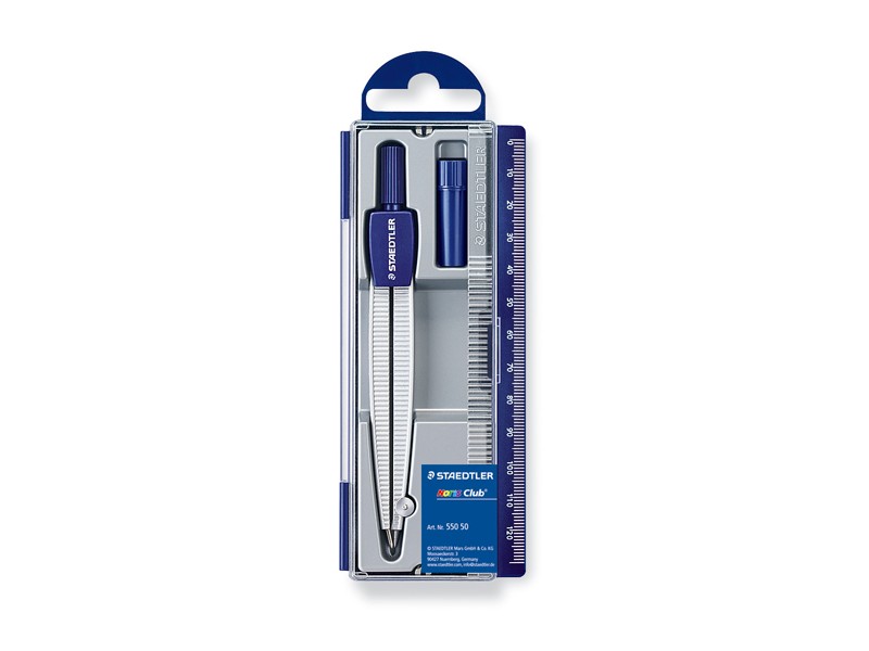 Staedtler Noris Club 550 50 Compass With Lead Box