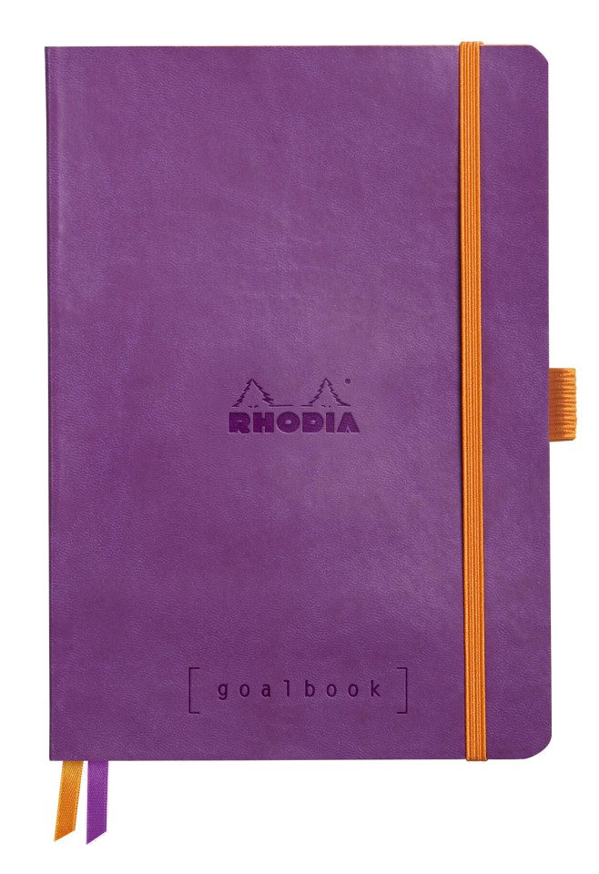 Rhodia Goal Book Dotted A5 240 Pages Purple