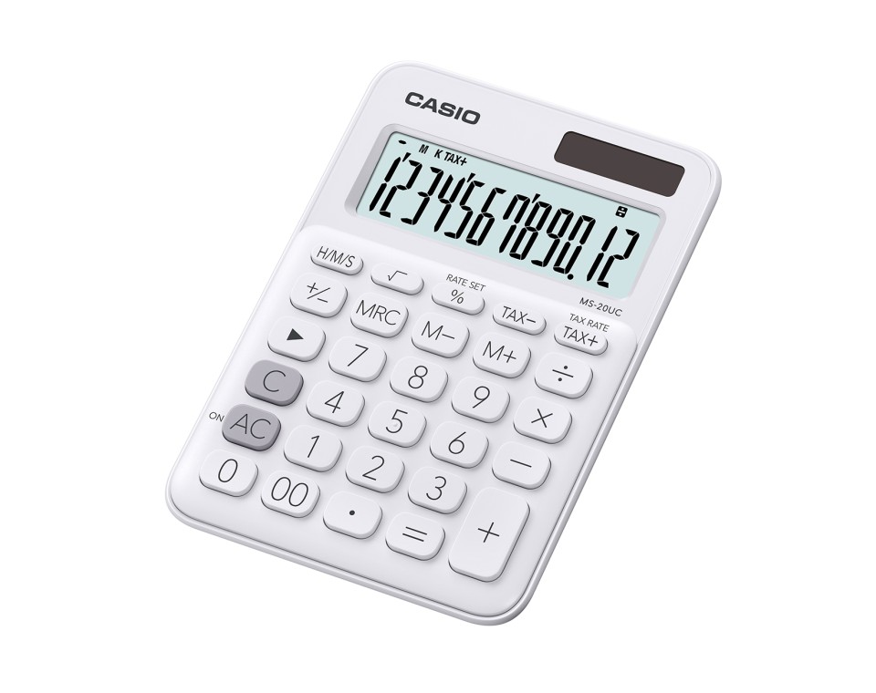 Casio Desktop Calculator MS20UCWE White