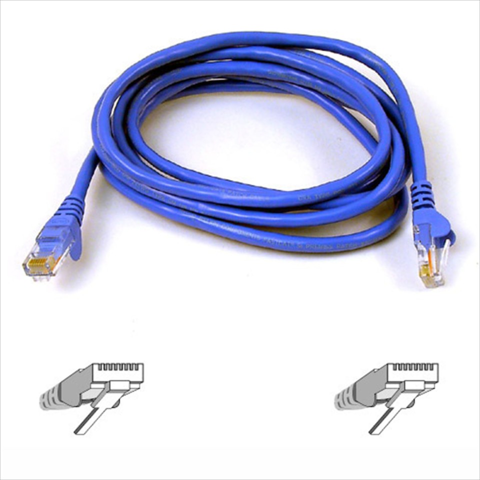 Belkin 2m Cat 6 Networking Cable Blue