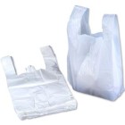 Singlet Bags HDPE Large White 590mm x 290mm x 190mm 15 micron Pack of 500 image
