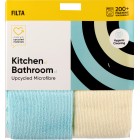 Filta Kitchen & Bathroom Upcycled Microfibre Cleaning Cloth Pack of 2