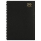 Ambassador 2024 Kingsley Diary A4 Day To Page Black image