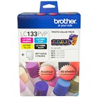 Brother Inkjet Ink Cartridge Photo Paper 4x6 LC133 4 Colour Value Pack image