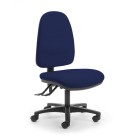 Chair Solutions Alpha High Back 2L Chair Navy Fabric image