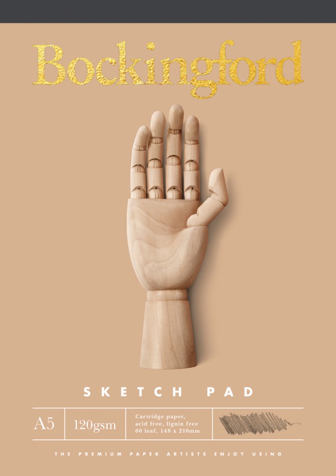 Bockingford Sketch Pad B21 A5 120gsm 60 Leaf