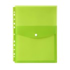 Marbig Binder Document Wallet Top Opening A4 Lime image