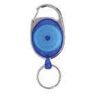 Icon Retractable Key Holder Snap Lock Blue image