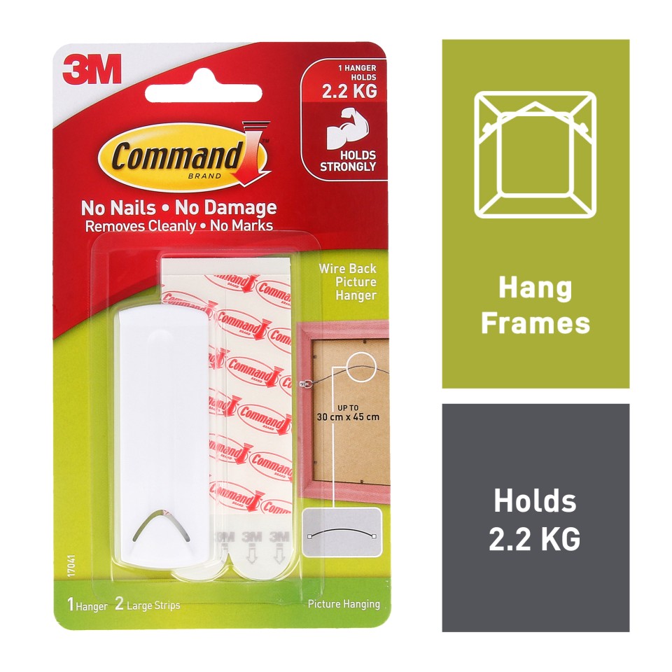 3M Command Picture Hanger Wire Back